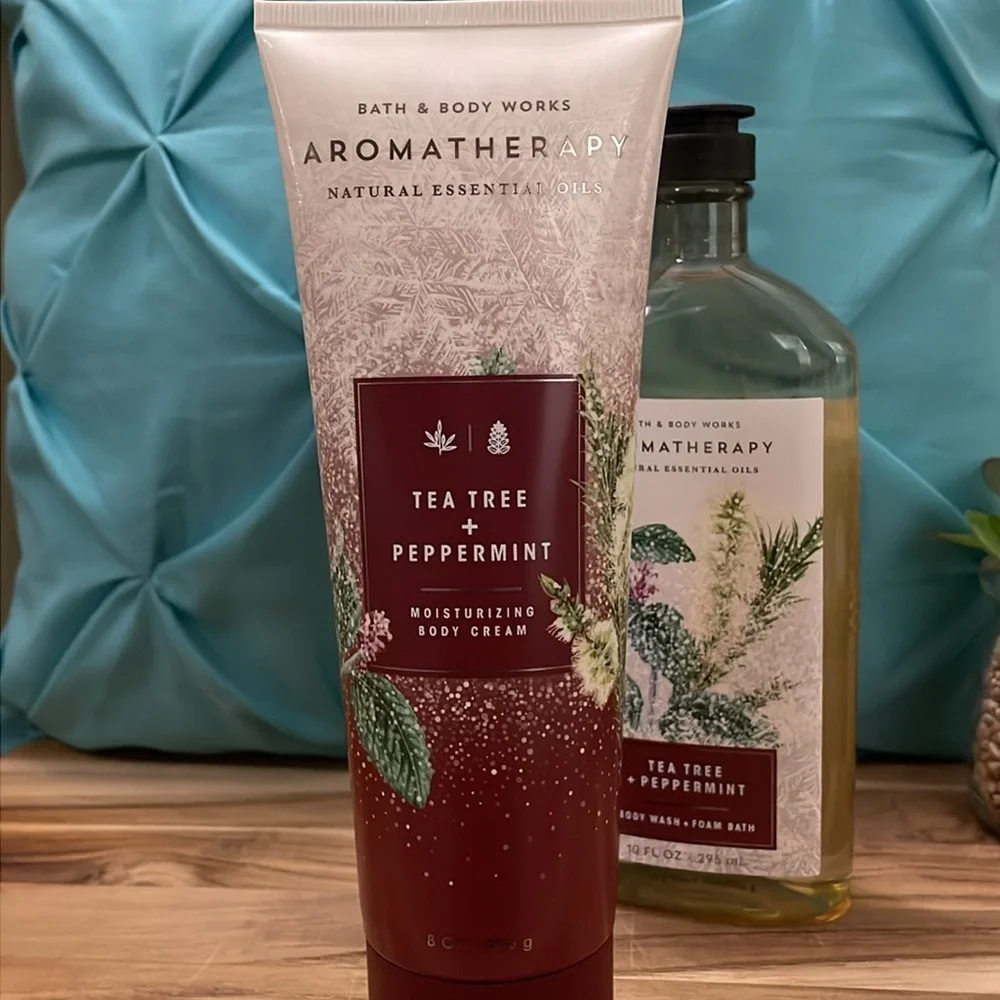 Bath & Body Works Aromatherapy Tea Tree & Peppermint Body Cream B&BW